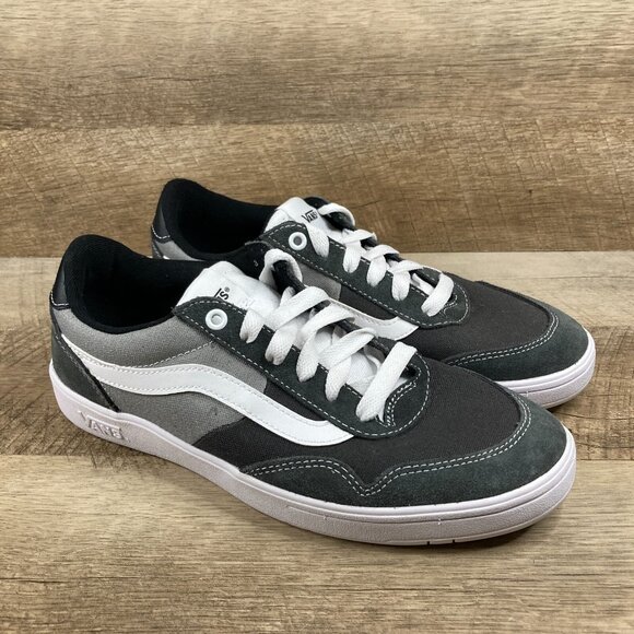 VANS Cruze Too CC Multi Block Dark Gray Canvas Suede Shoe Mens 8.5 Womens 10 NEW - Picture 1 of 9